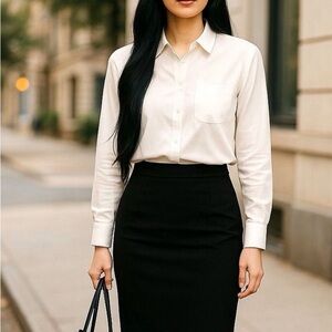 J. Crew No 2 Black Pencil Skirt